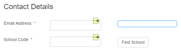 Picture shwoing the Spacer Next to the Email Address. 